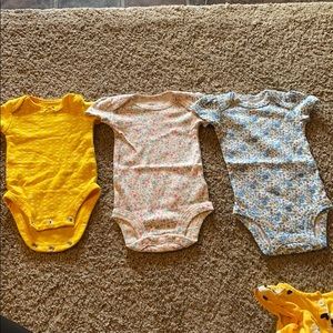 Carters onesies newborn